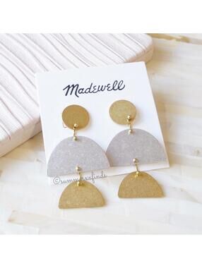 Madewell Sculpture Statement Earrings